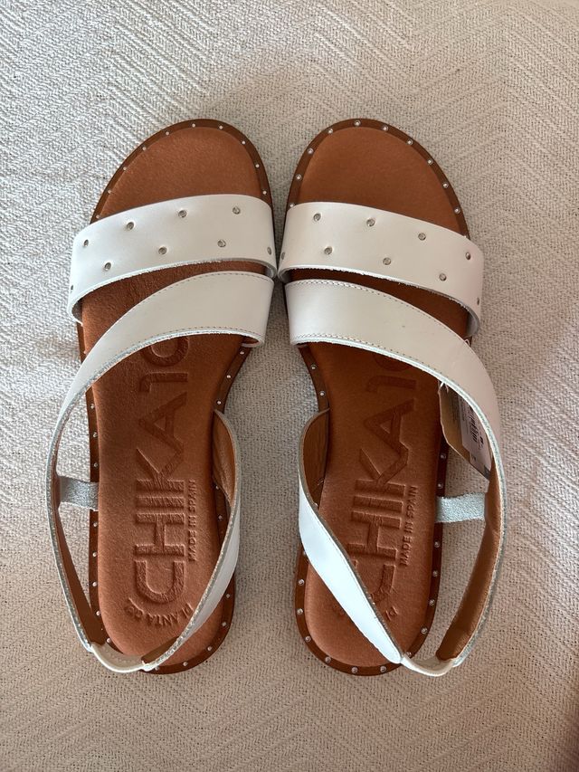 Sandalias CHIKA10 blancas mujer