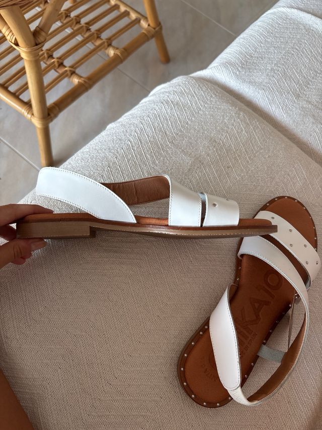 Sandalias CHIKA10 blancas mujer