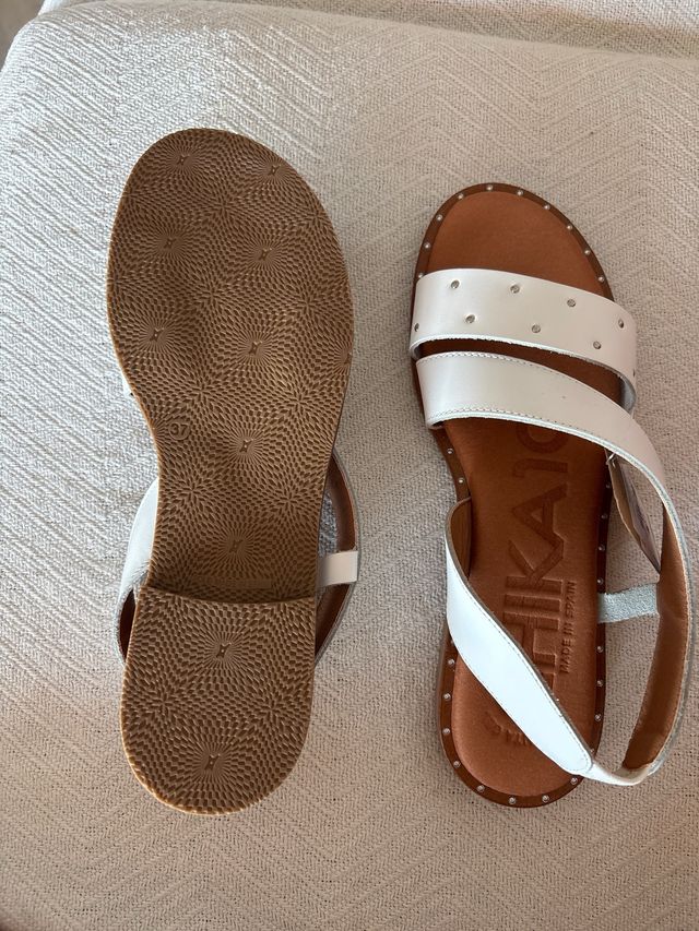 Sandalias CHIKA10 blancas mujer