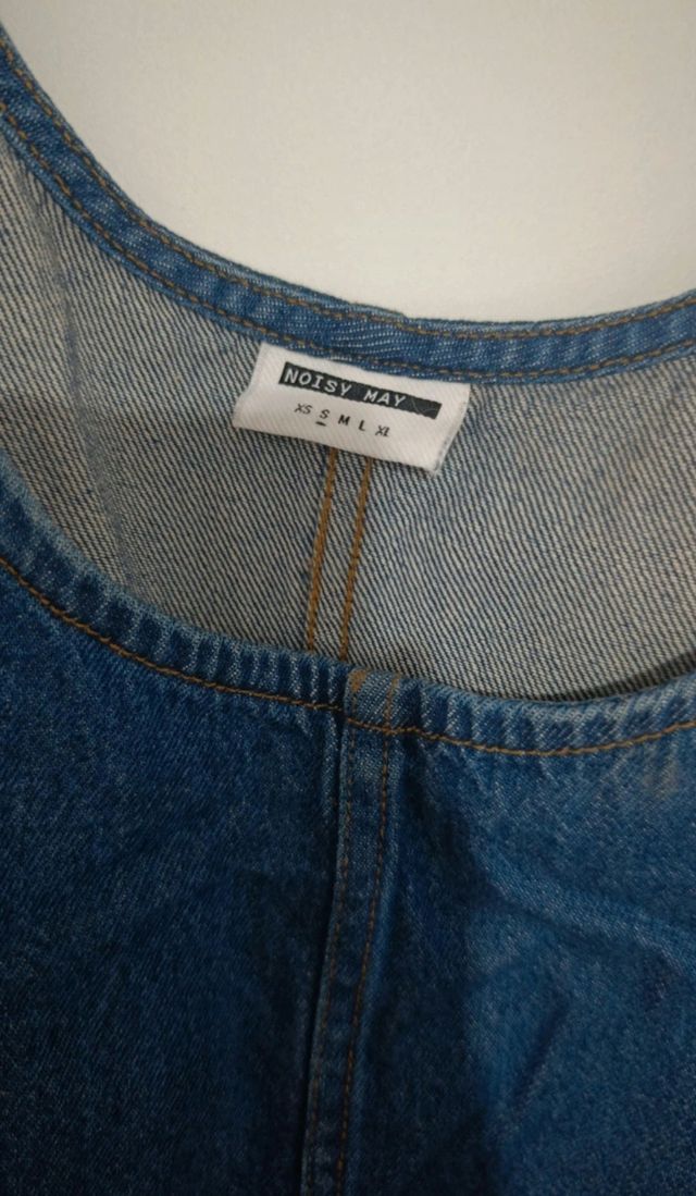 Vestido vaquero azul tirantes