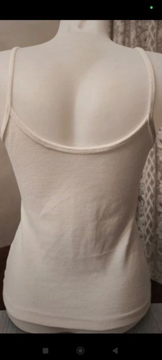 Top blanco - Tirantes finos