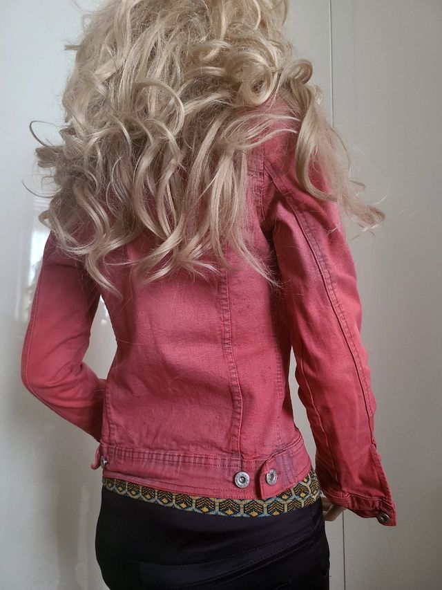 Giacca Jeans Rossa Y2K