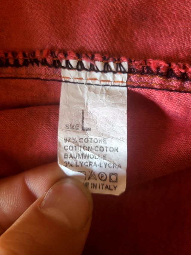 Giacca Jeans Rossa Y2K