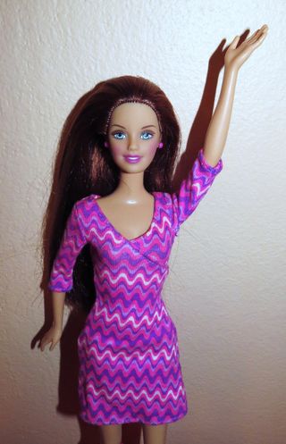 Barbie City Pretty Zig Zag 2003 red titian