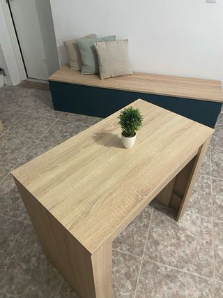 Mesa extensible comedor - madera