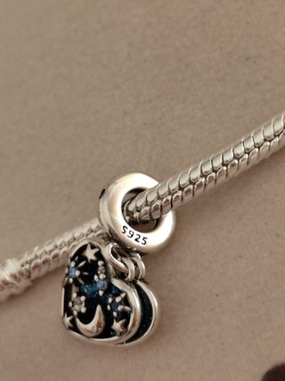 Charm corazón azul