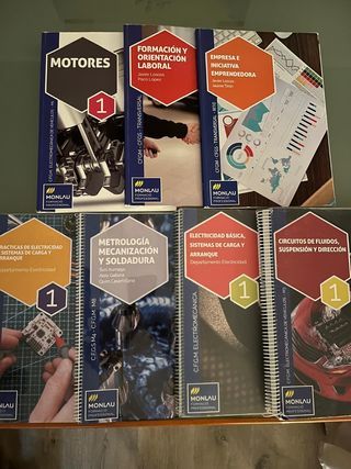 Libros monlau 1 grado medio