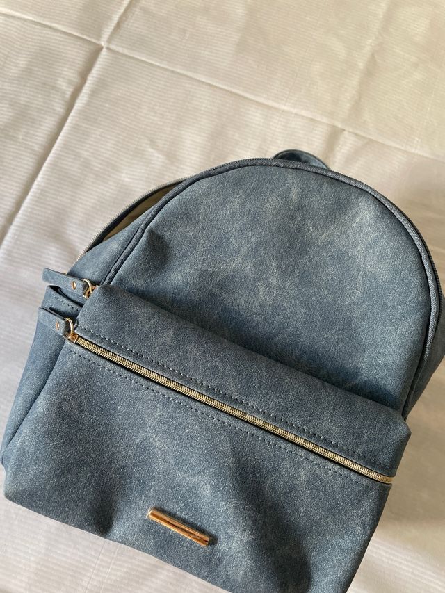 Mochila pequena azul