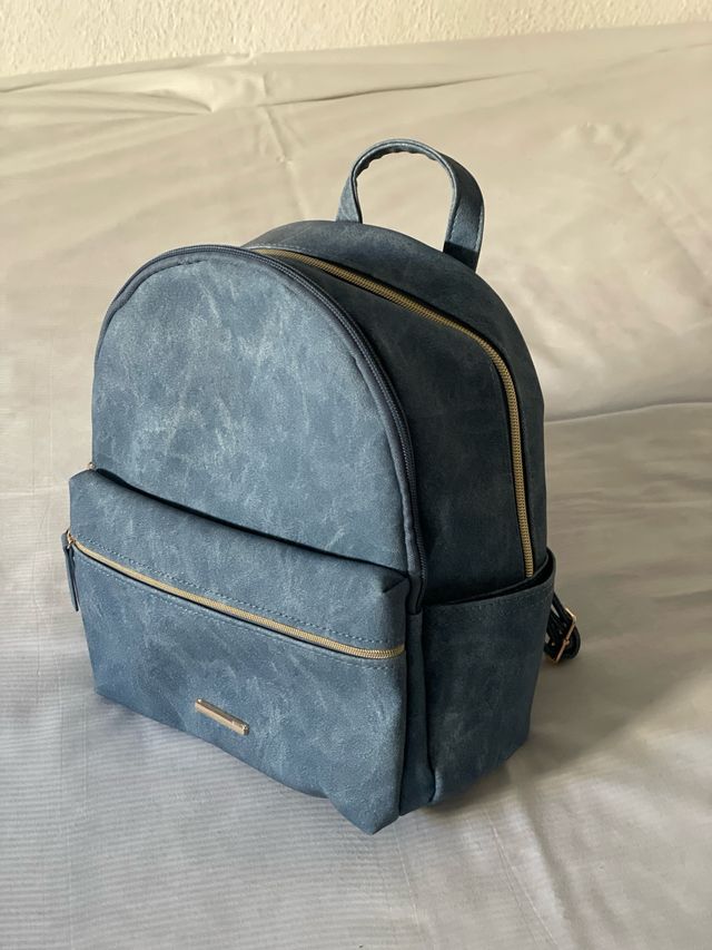 Mochila pequena azul