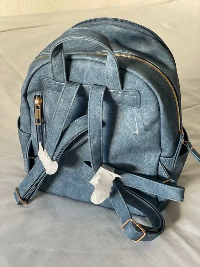 Mochila pequena azul