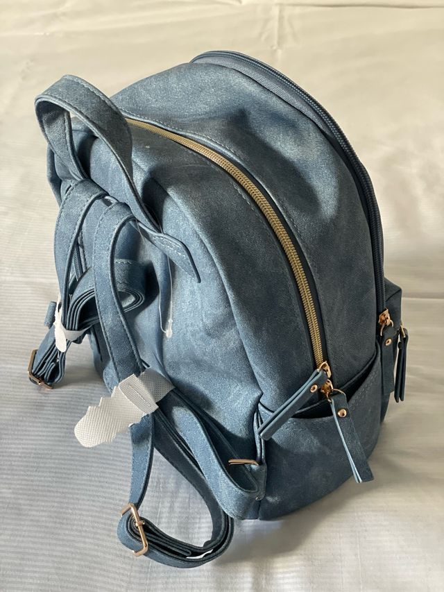 Mochila pequena azul