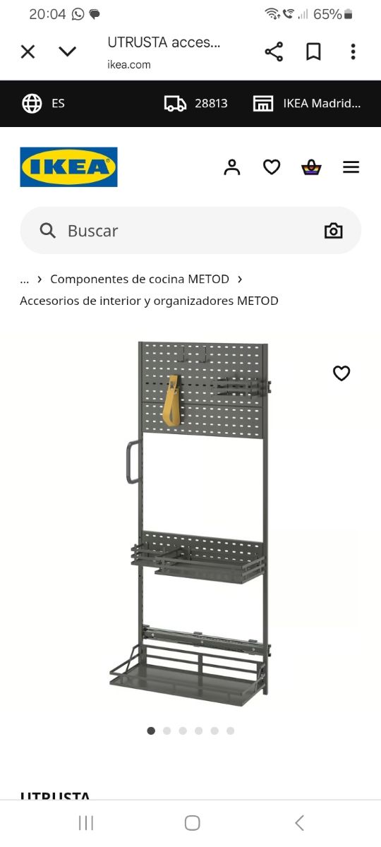 Organizador cocina IKEA METOD