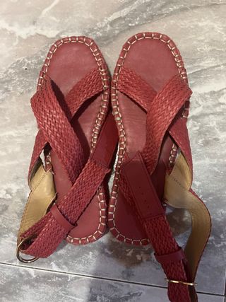 Sandalias rojas Woman Secret - nº 39