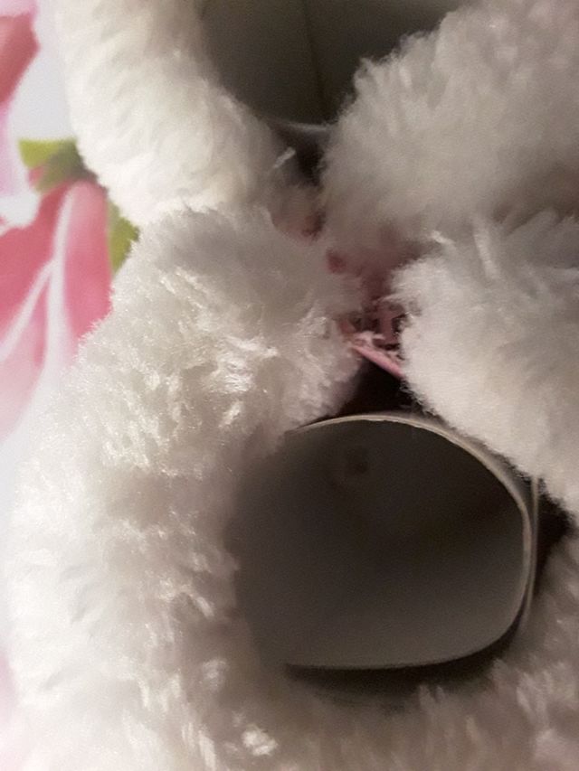 Botitas bebé rosa ante - talla 19,son muy pequeñas