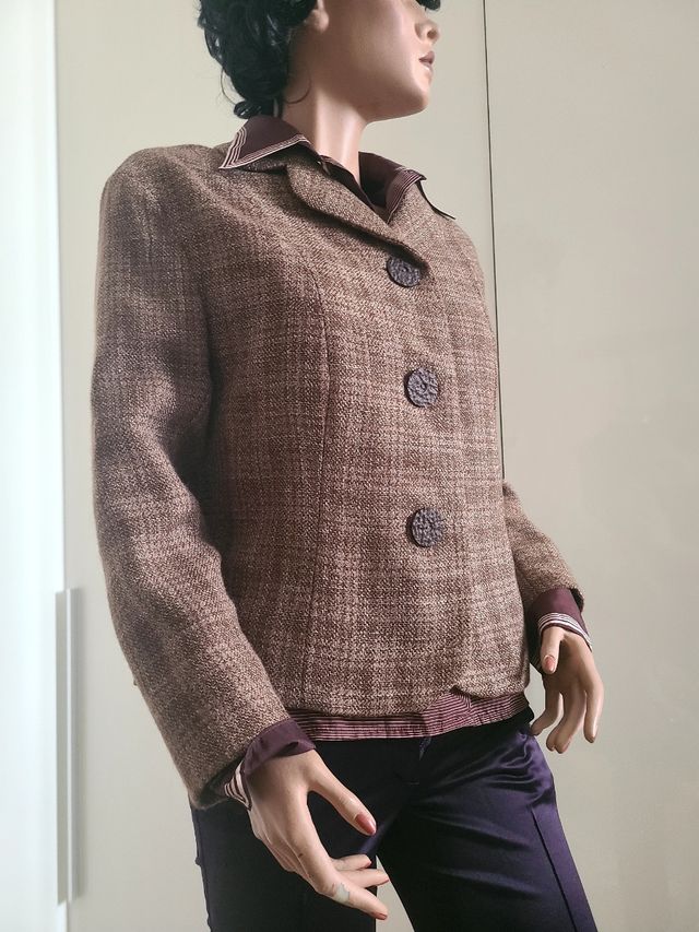 Giacca Blazer Vintage Marrone