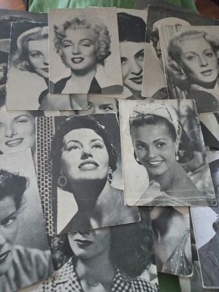Lote Cromos años 60 actrices y actores Hollywood 