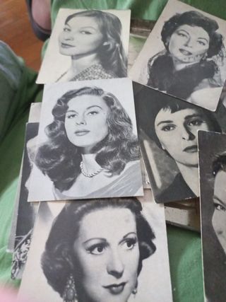 Lote Cromos años 60 actrices y actores Hollywood 