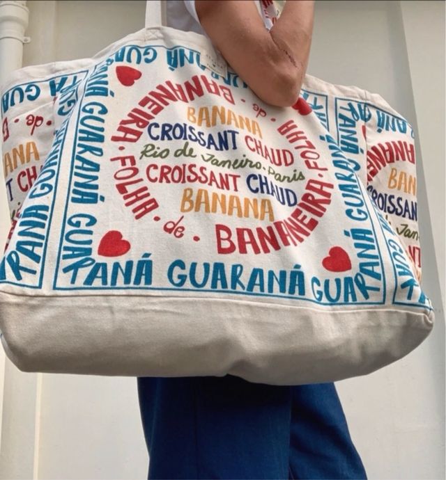 Maxi tote Guaraná de Sézane