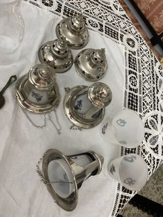 Juego de artículos religiosos antiguos