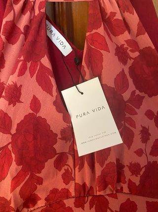 Vestido PURA VIDA Turgens burdeos sin estrenar