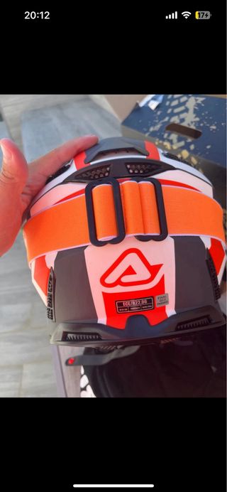 Casco Acerbis MX + Gafas Motocross