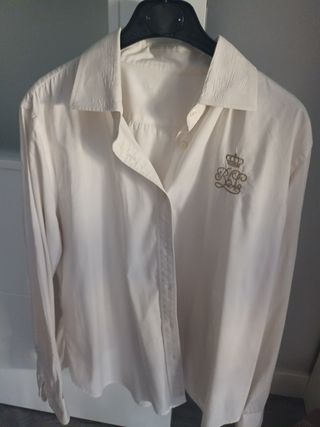 Camisa blanca manga larga