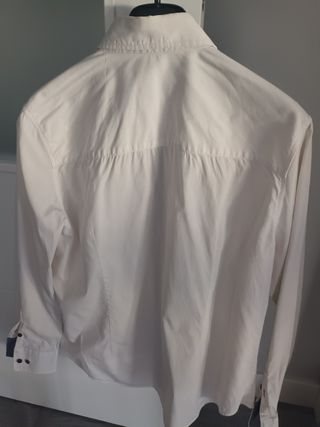 Camisa blanca manga larga