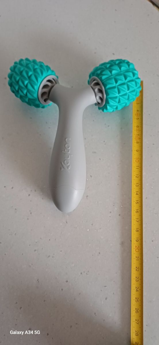 Rodillo masajeador K-tan - gris y verde agua