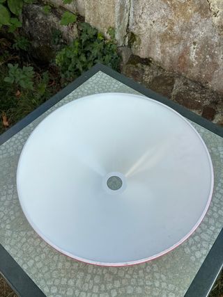 Lampara metalica roja (vendo 2)
