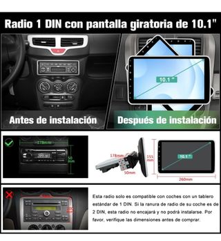 NUEVO. Pantalla Android 10,1" (2GB+64GB) Hexinex