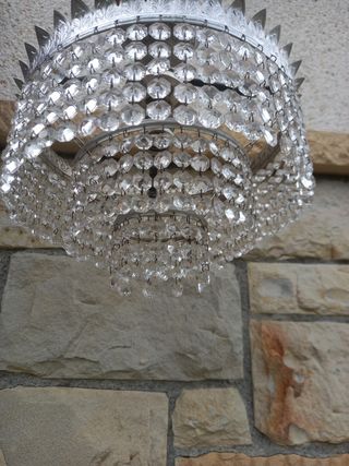 Lampara Vintage Cristal