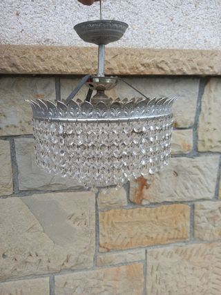 Lampara Vintage Cristal