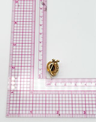 Pendientes de dama de oro 18k con piedras