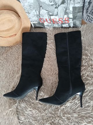Botas negras tacón alto 36-37