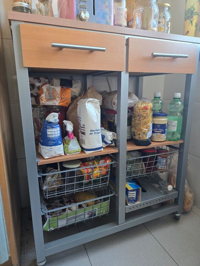 Verdurero cocina con ruedas