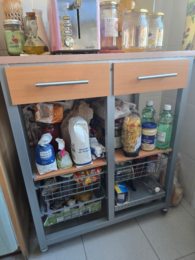 Verdurero cocina con ruedas