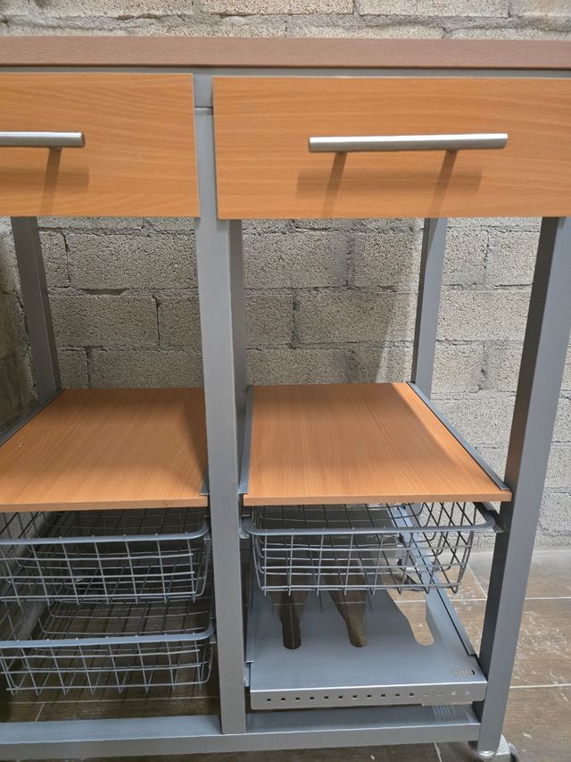 Verdurero cocina con ruedas