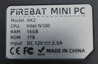 Mini PC FIREBAT AK2 - 16GB-1TB