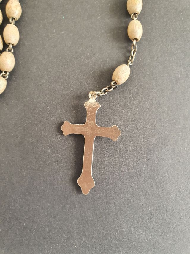 Rosario madera Virgen Milagrosa