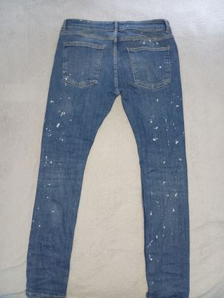 Vaqueros rotos azul hombre