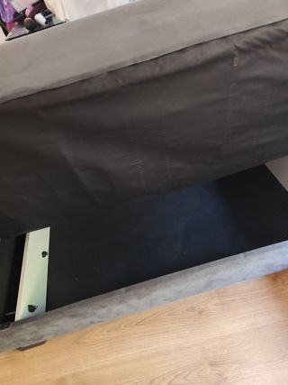 Sofa cama con almacenaje , modelo Sani - Gris 