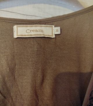 Vestito Cream paillettes
