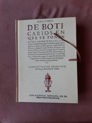 Directorio de Boticario. facsímil