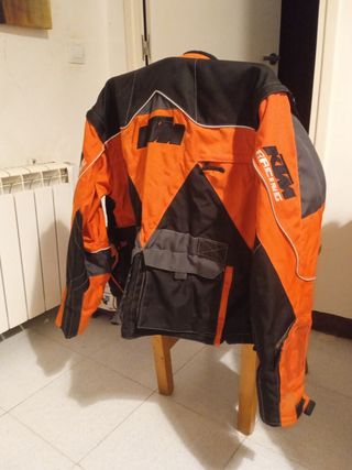 Chaqueta moto KTM Racing naranja-negra