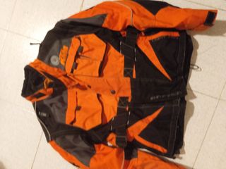 Chaqueta moto KTM Racing naranja-negra