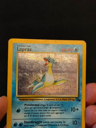 Carta Pokémon - Lapras (10/62) Fossil - Holo Ita