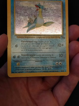 Carta Pokémon - Lapras (10/62) Fossil - Holo Ita