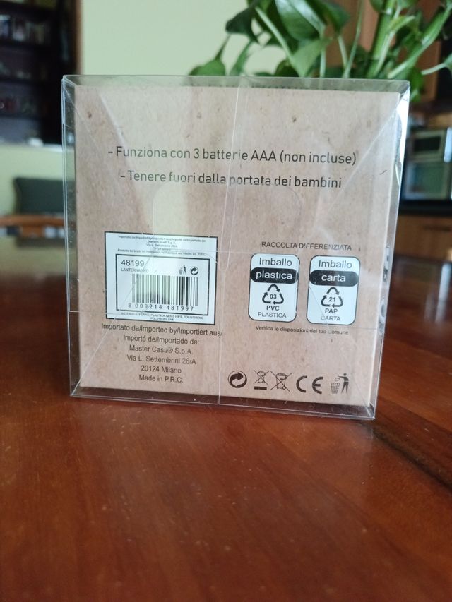 Lanterna LED Light Master rossa