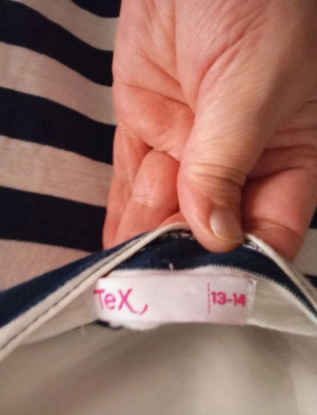 Vestido rayas marino-blanco