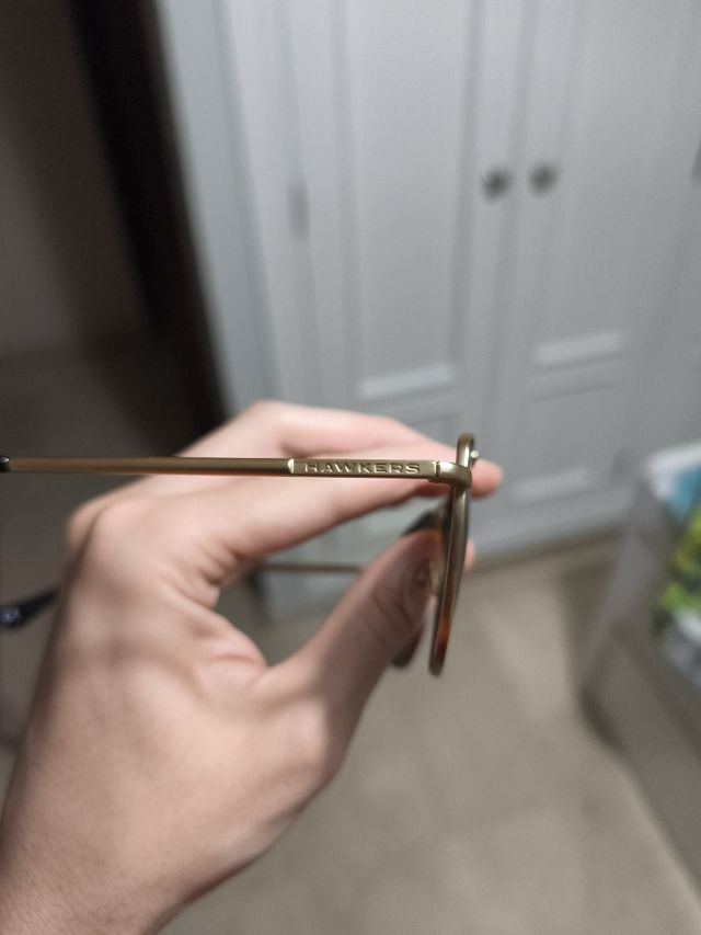 Hawkers Gafas Sol Polarizadas Doradas